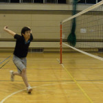 最後の踏み込みはカカトから強く大きく