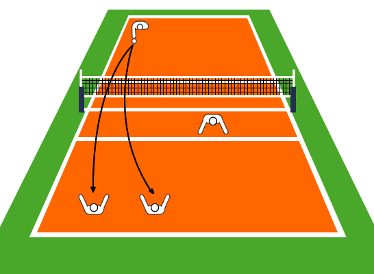 簡単なボールを受けてフォームを固める