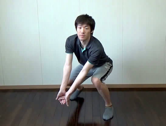 腕が下がり、落下地点に間に合わいケース