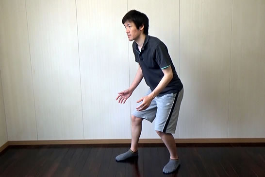 ボールの落下地点に移動