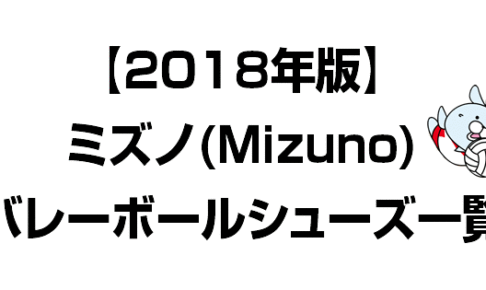 【2018年】ミズノ　バレーボールシューズ一覧